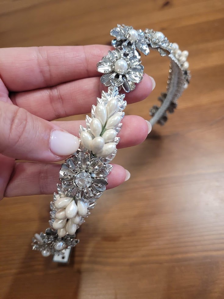 Tiaras hechas a mano para novias